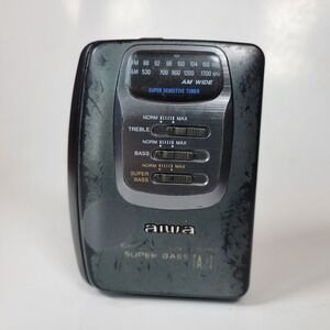 Aiwa Stereo Radio Cassette Player HS-TA217W Super Bass Parts Only